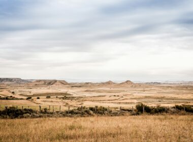 Bardenas Reales Desert, at the foot of Navarre