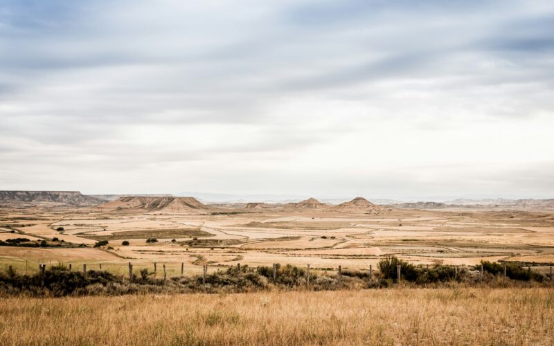 Bardenas Reales Desert, at the foot of Navarre