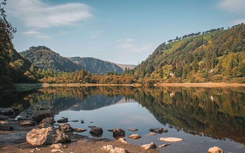 The Lower Lake in Wicklow, typical of Irish landscapes.